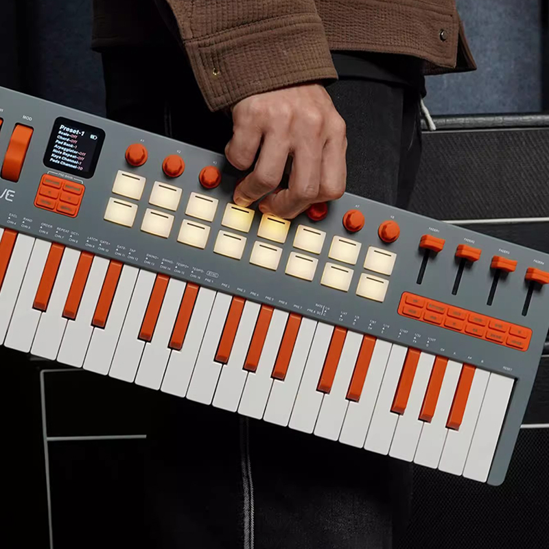 Midi Controller Pad - 37 مفتاح MIDI لوحة المفاتيح المحمولة