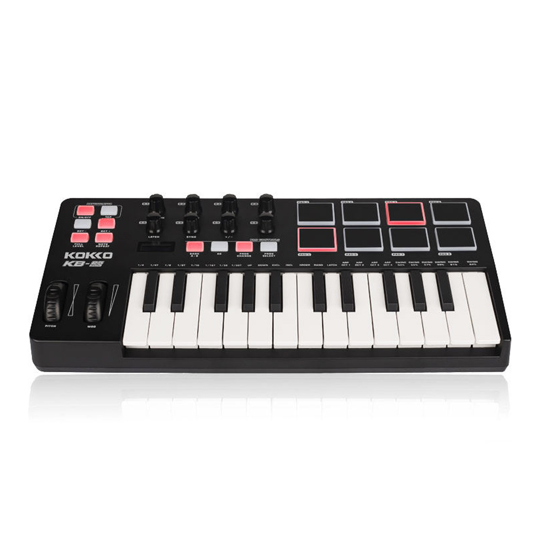 لوحة مفاتيح ميدي بـ 25 مفتاحًا - مراجعة Midi Controller Pad وسعره